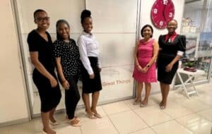 AGC’s Co-CEO Sudha Bharadia and our partner’s team in Botswana